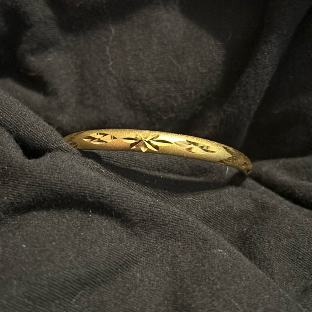 Gold Adjustable Bangle